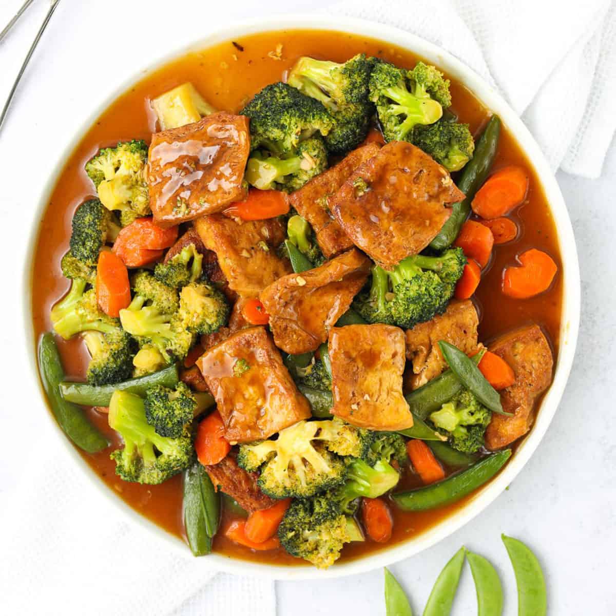 Quick & Easy Chinese Braised Tofu