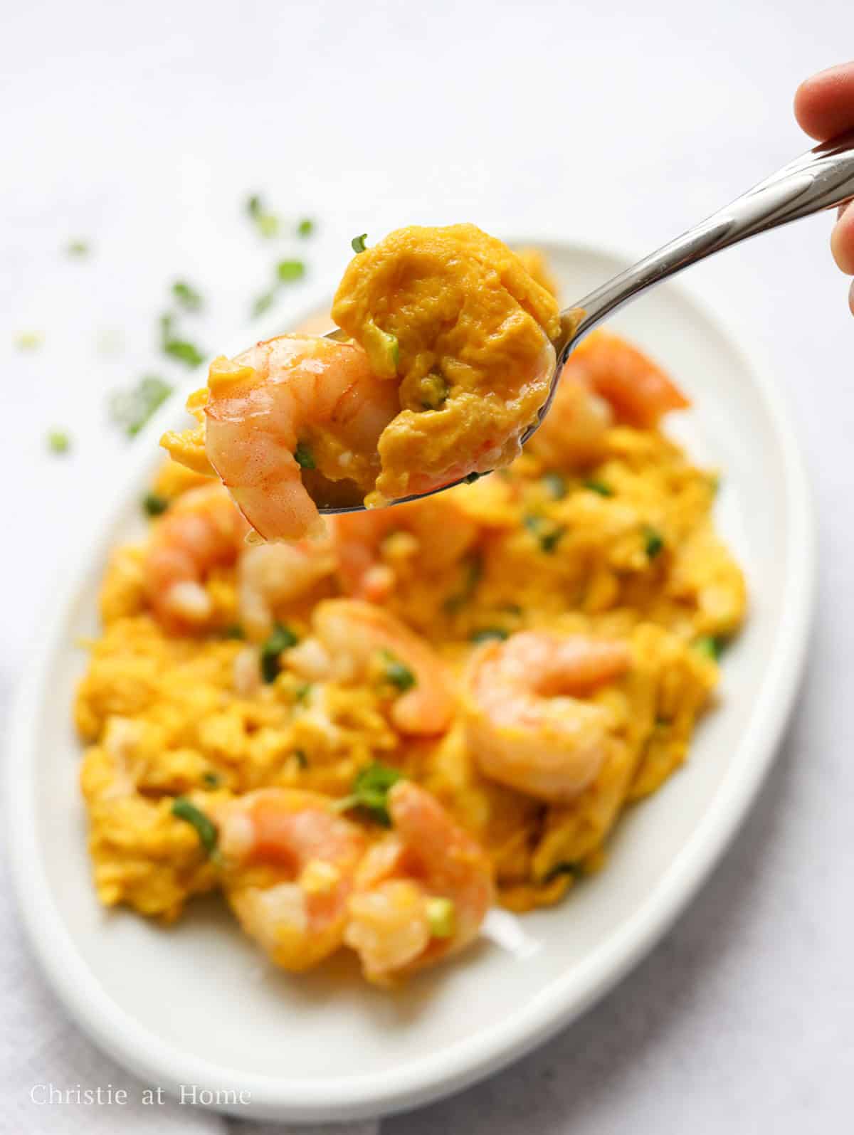 chinese shrimp omelette