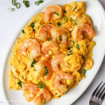 featured image of chinese shrimp omelette