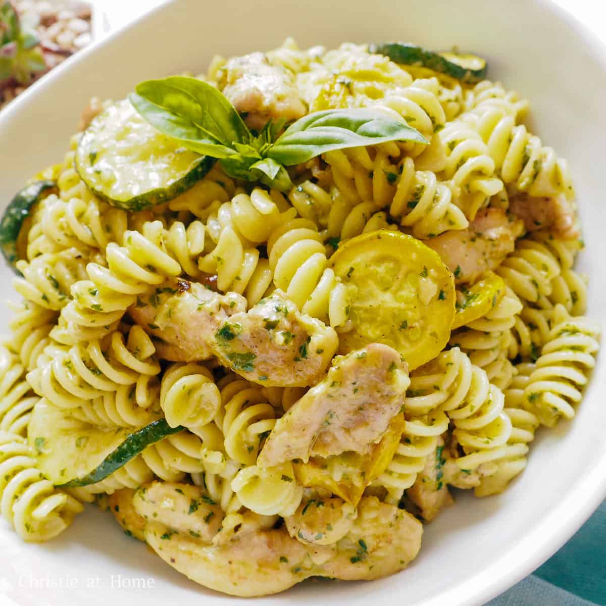 Dairy-Free Basil Pesto Pasta