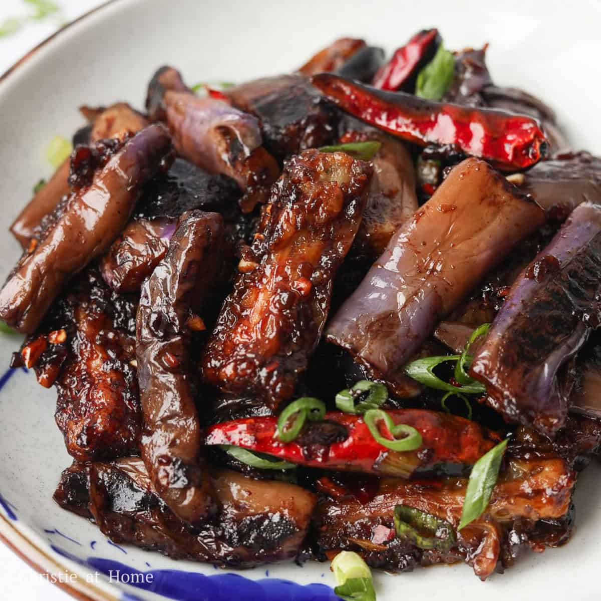 Quick & Easy Chinese Spicy Garlic Eggplant