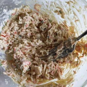 mix crab mixture