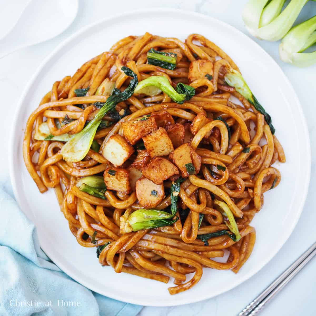 fish cake udon stir fry