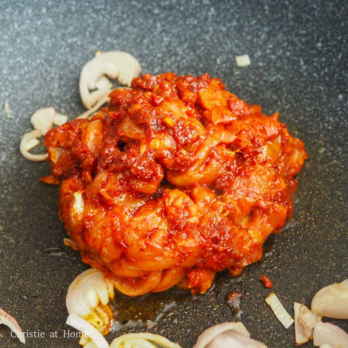 Quick & Easy Korean Spicy Chicken - Christie at Home