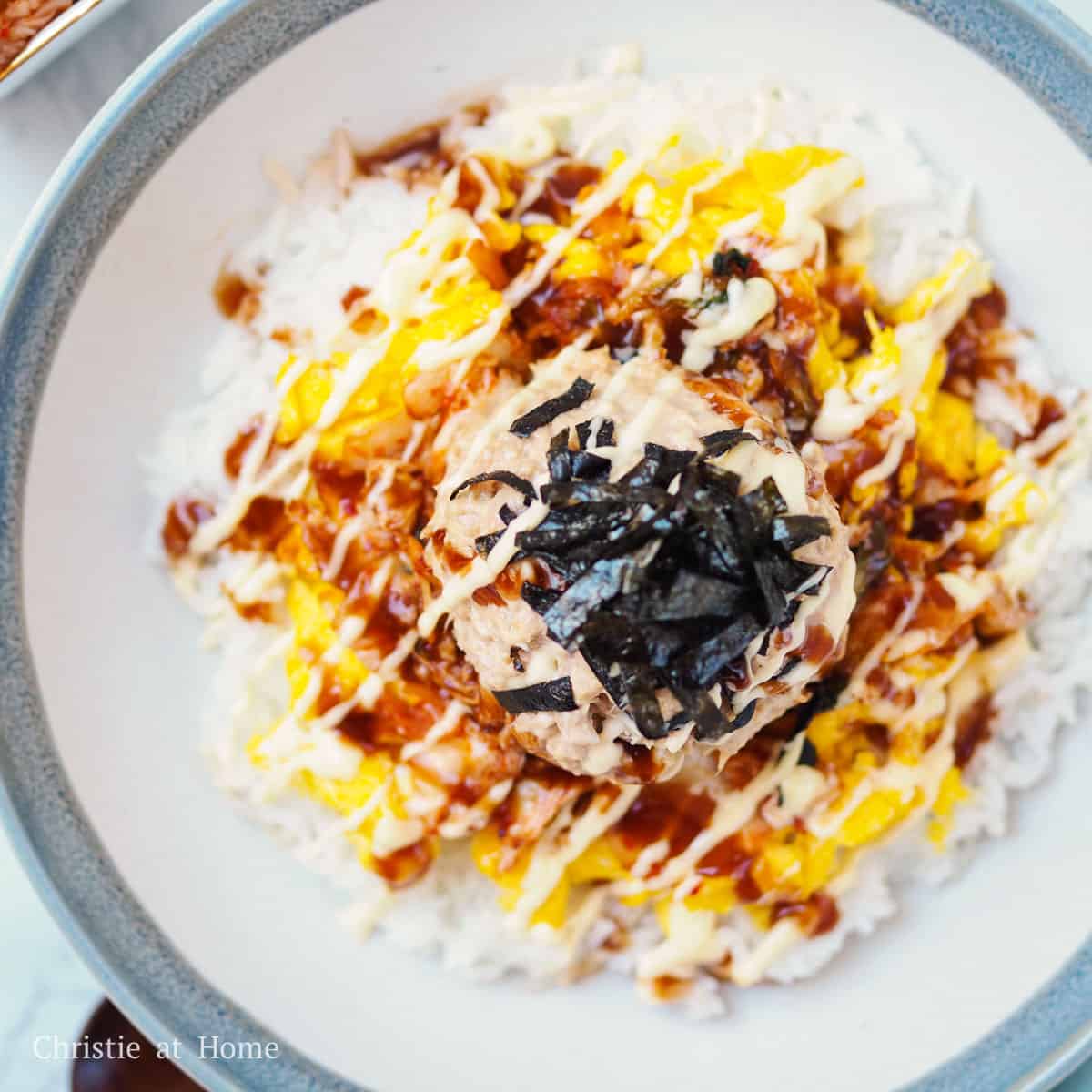 korean tuna mayo deopbap