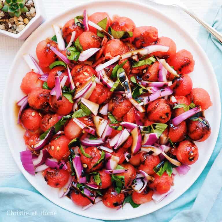 Watermelon Basil Salad