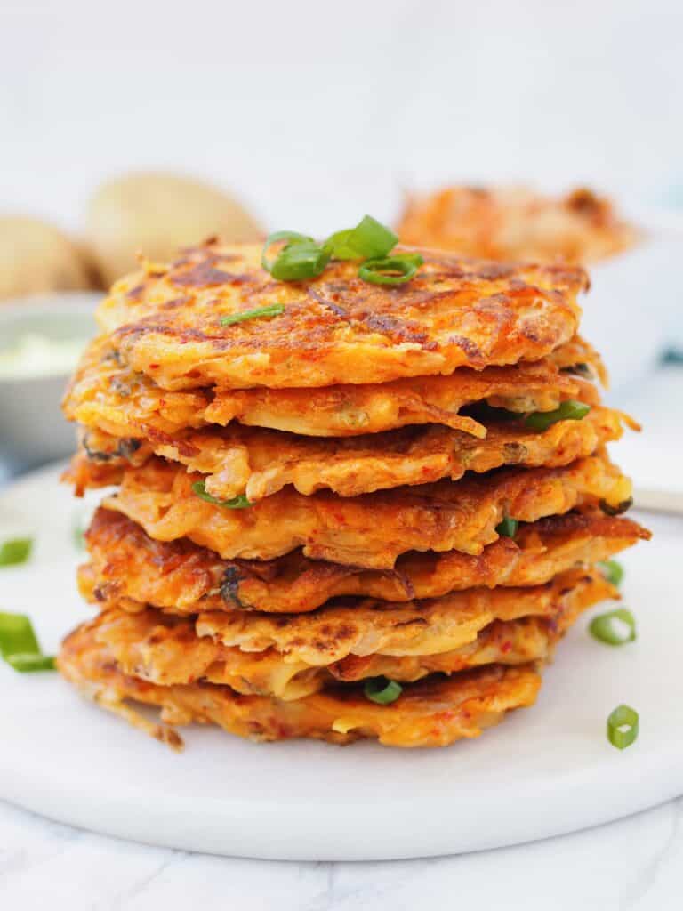 Kimchi Potato Pancakes