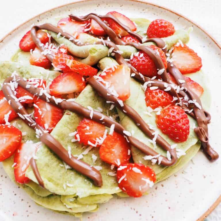 matcha crepes