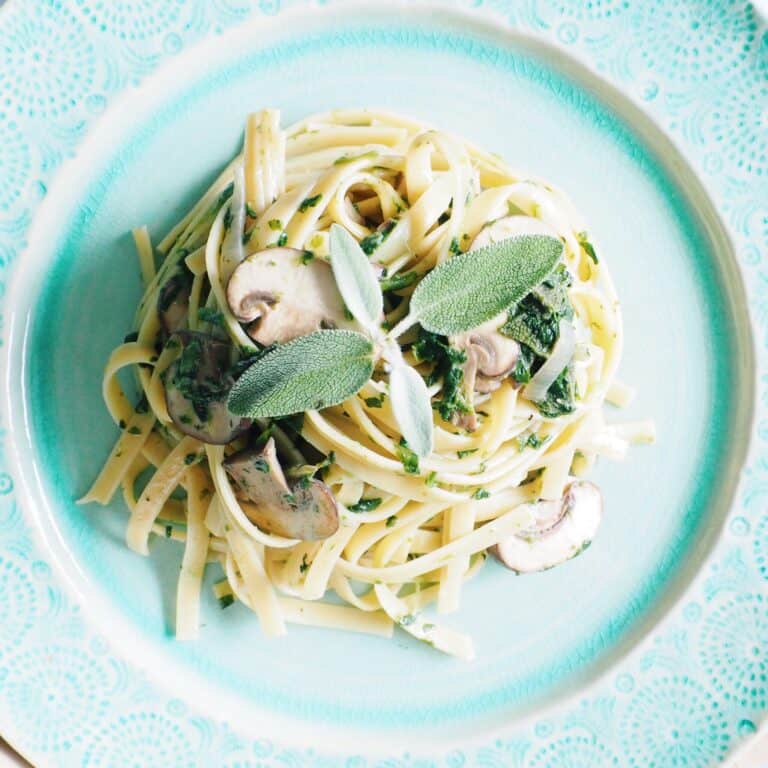 Creamy Mushroom Sage Pasta