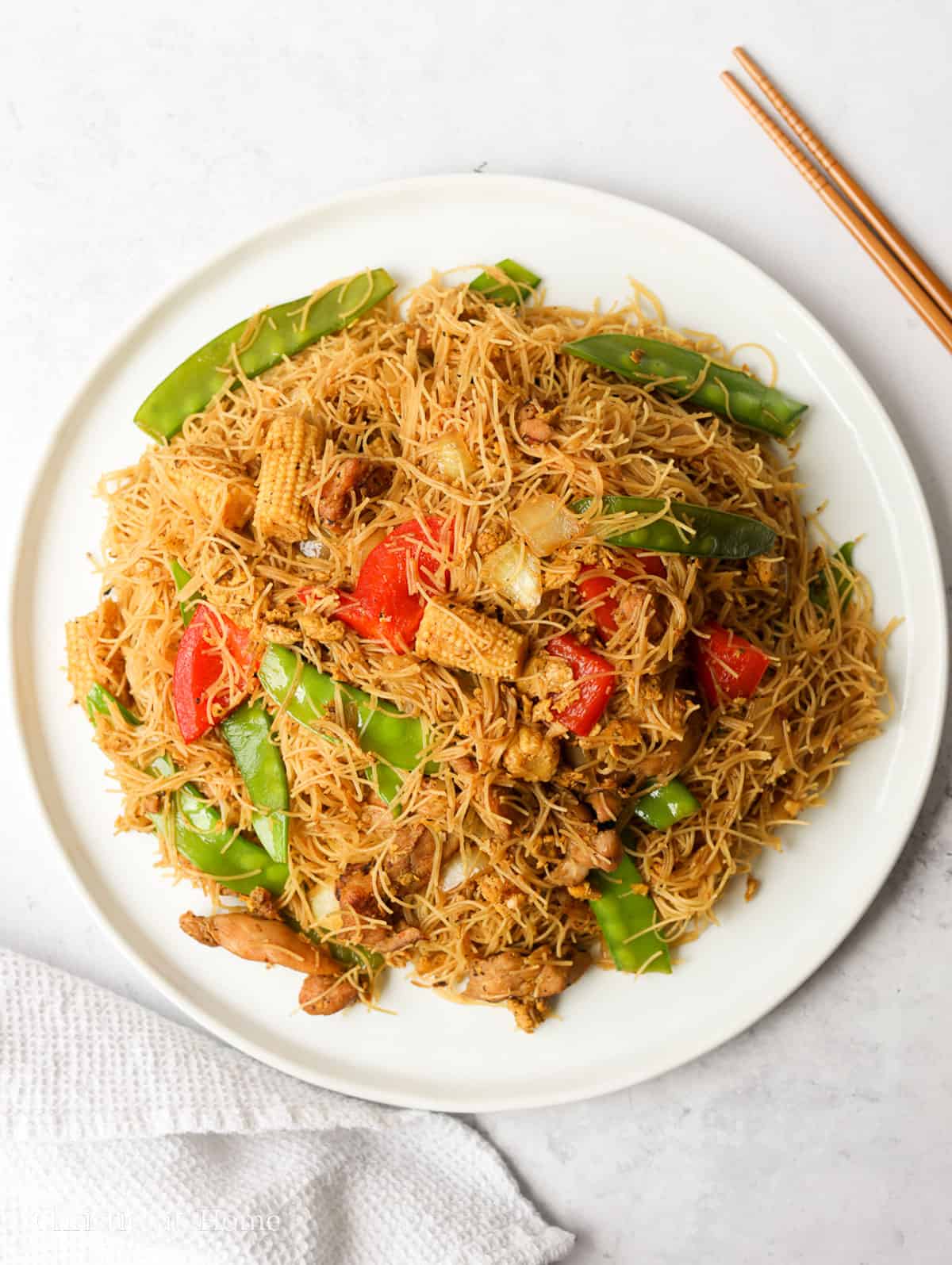 singapore curry noodles