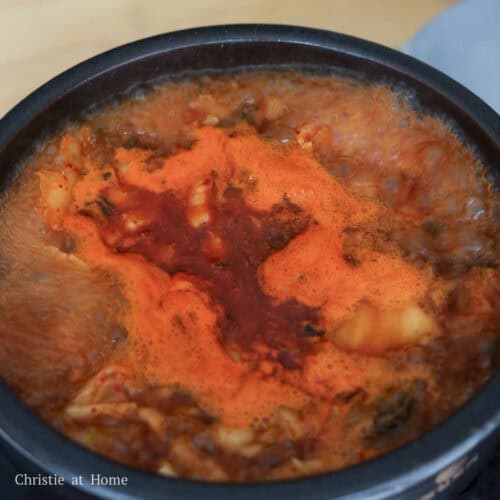 Quick & Easy Sundubu Jjigae (Korean Soft Tofu Stew) - Christie at Home