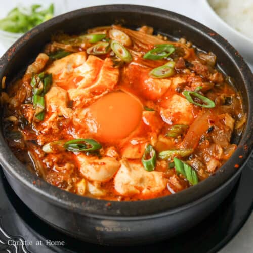 Quick & Easy Sundubu Jjigae (Korean Soft Tofu Stew) Christie at Home