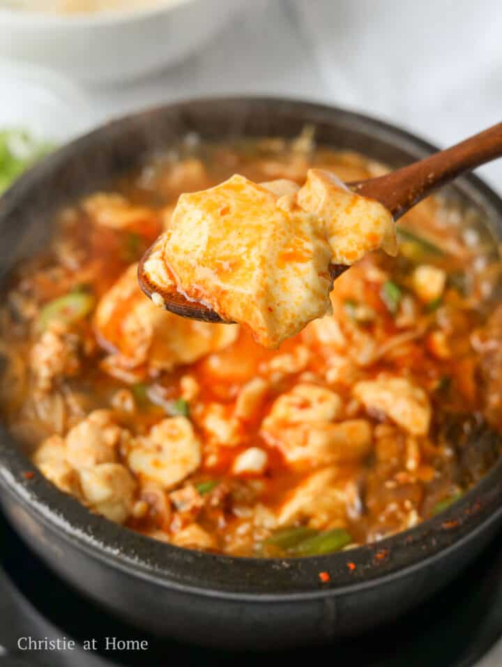 Quick & Easy Sundubu Jjigae (Korean Soft Tofu Stew) Christie at Home