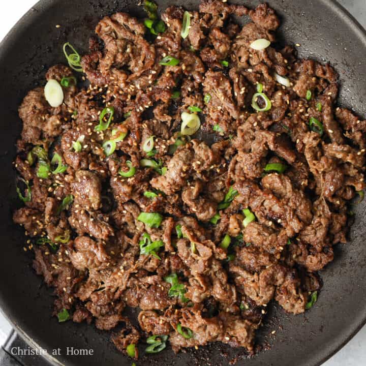 Quick & Easy Bulgogi (Korean BBQ Beef) - Christie at Home