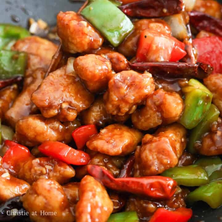 Quick & Easy Szechuan Chicken - Christie at Home