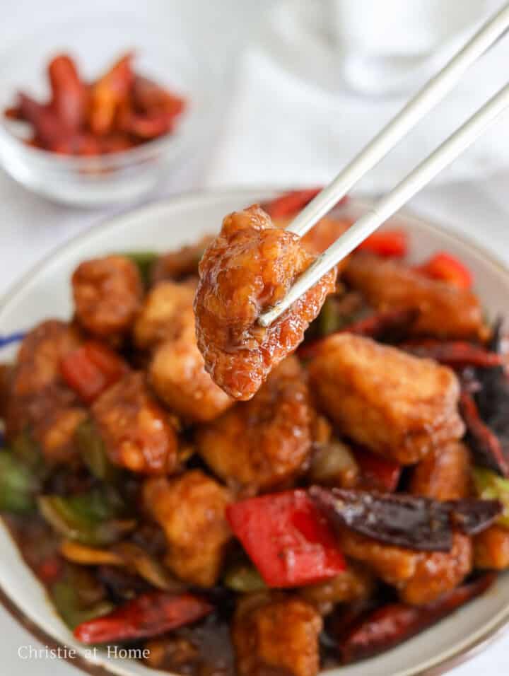 Quick & Easy Szechuan Chicken - Christie at Home