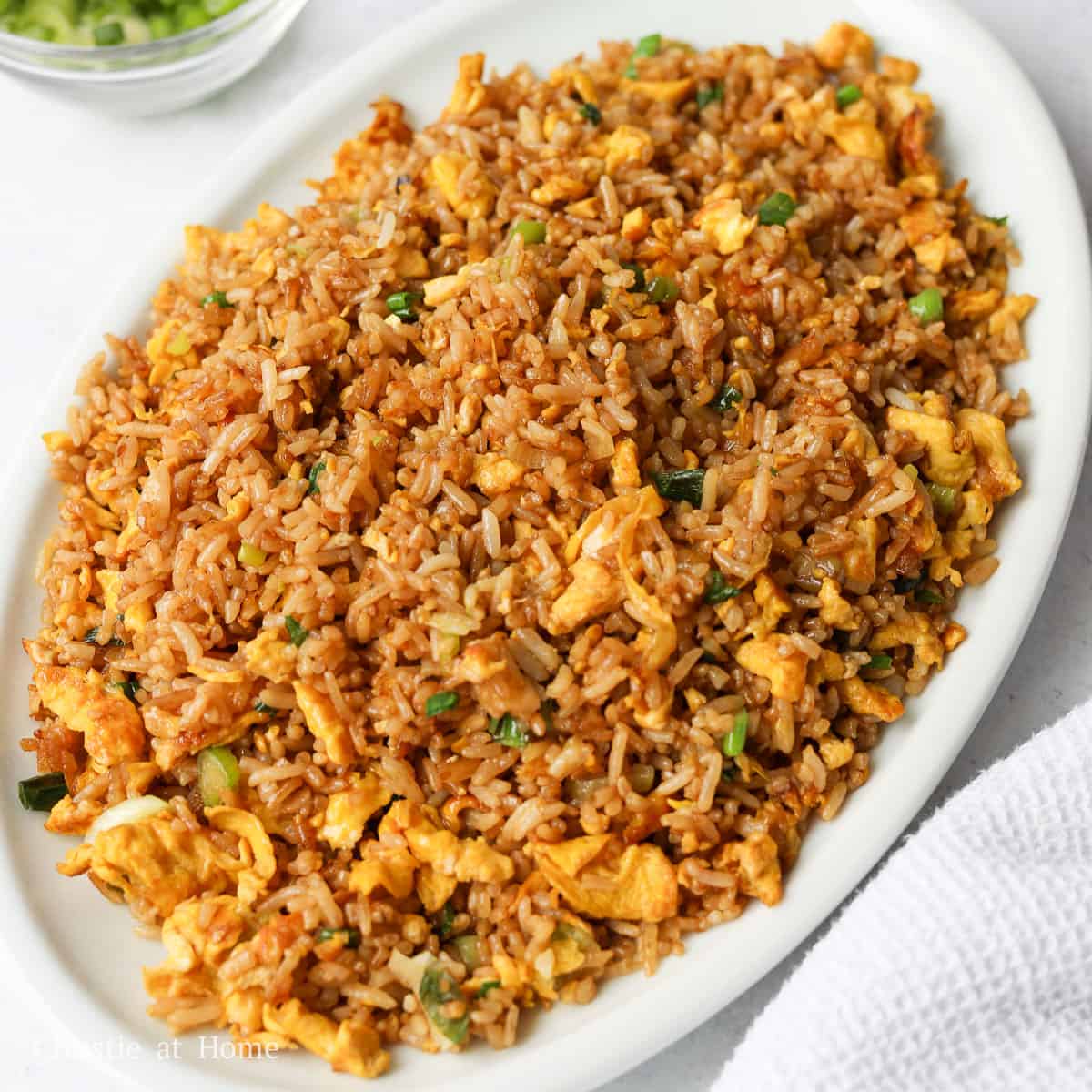 a picture of egg fried rice