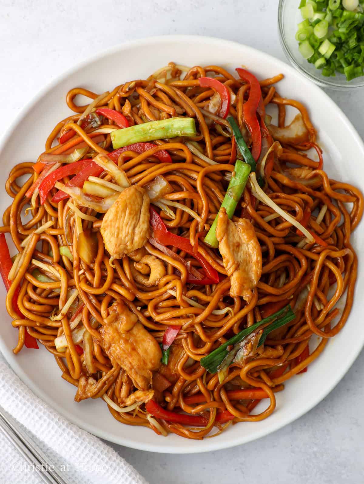 chicken lo mein