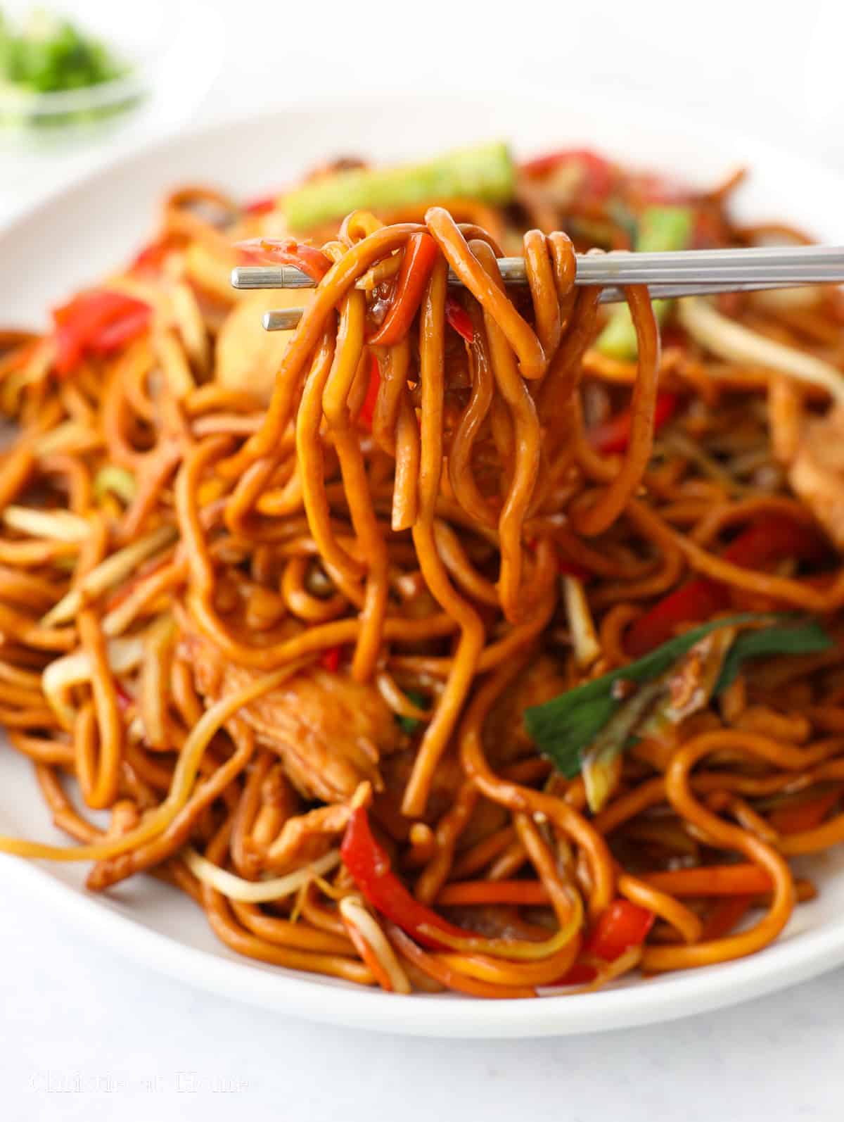 chicken lo mein